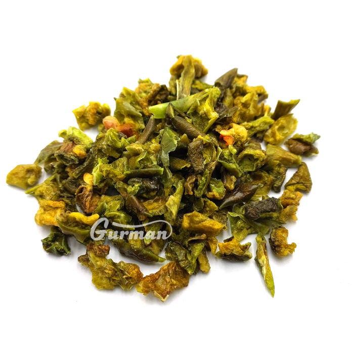 Паприка зелена різана 6х6 1 кг